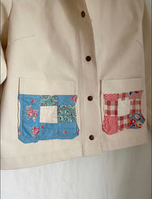 Load image into Gallery viewer, Signature Collection- Denim + Quilt chore coat
