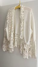 Load image into Gallery viewer, Vintage crochet sweater