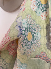 Load image into Gallery viewer, Signature Collection-Grandmothers flower garden quilt coat