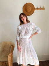 Load image into Gallery viewer, Vintage Edwardian lace dress