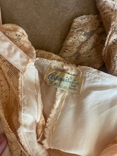 Load image into Gallery viewer, Vintage 1940s sorbet rayon slip dress