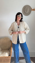 Load image into Gallery viewer, Vintage merino wool cardigan