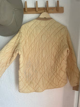 Load image into Gallery viewer, Vintage beige thermal liner jacket