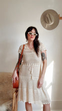 Load image into Gallery viewer, Vintage 70s crochet dress