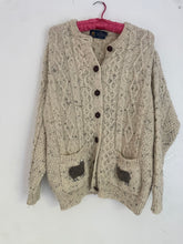 Load image into Gallery viewer, Vintage wool sheep cardigan