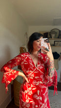 Load image into Gallery viewer, Vintage 90s silk beaded dress