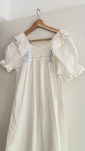 Load image into Gallery viewer, Vintage puff sleeve cotton dress