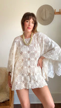 Load image into Gallery viewer, Signature Collection- Edwardian macrame bell sleeve top/dress