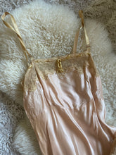 Load image into Gallery viewer, 1930s hand dyed silk slip dress