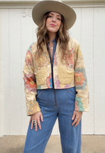 Load image into Gallery viewer, Signature Collection- Grandmothers flower garden quilt coat