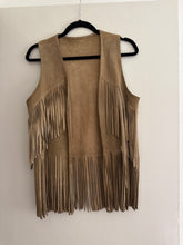 Load image into Gallery viewer, Vintage fringe suede vest