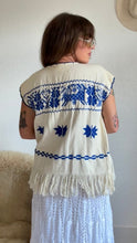 Load image into Gallery viewer, Vintage 70s woven embroidered vest