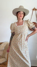 Load image into Gallery viewer, Vintage 70s floral prairie dress