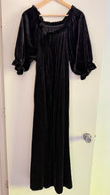 Load image into Gallery viewer, Vintage velvet striped dress