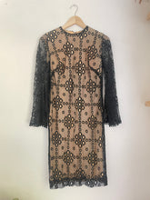 Load image into Gallery viewer, Vintage lace bell sleeve dress