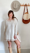 Load image into Gallery viewer, Vintage sweater mini dress