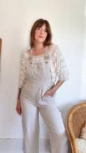 Load image into Gallery viewer, Vintage 90s linen gap overalls