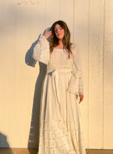 Load image into Gallery viewer, Vintage Mexican lace dress