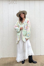 Load image into Gallery viewer, Signature Collection-Grandmothers flower garden quilt coat
