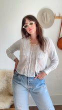 Load image into Gallery viewer, Edwardian cotton blouse