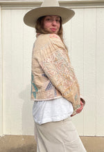 Load image into Gallery viewer, The Jesse quilt coat - cropped/hand dyed