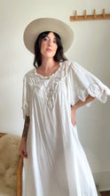 Load image into Gallery viewer, Edwardian cotton + lace gown