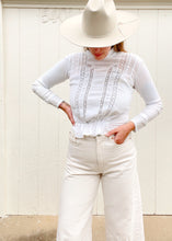 Load image into Gallery viewer, Edwardian cotton gauze lace blouse