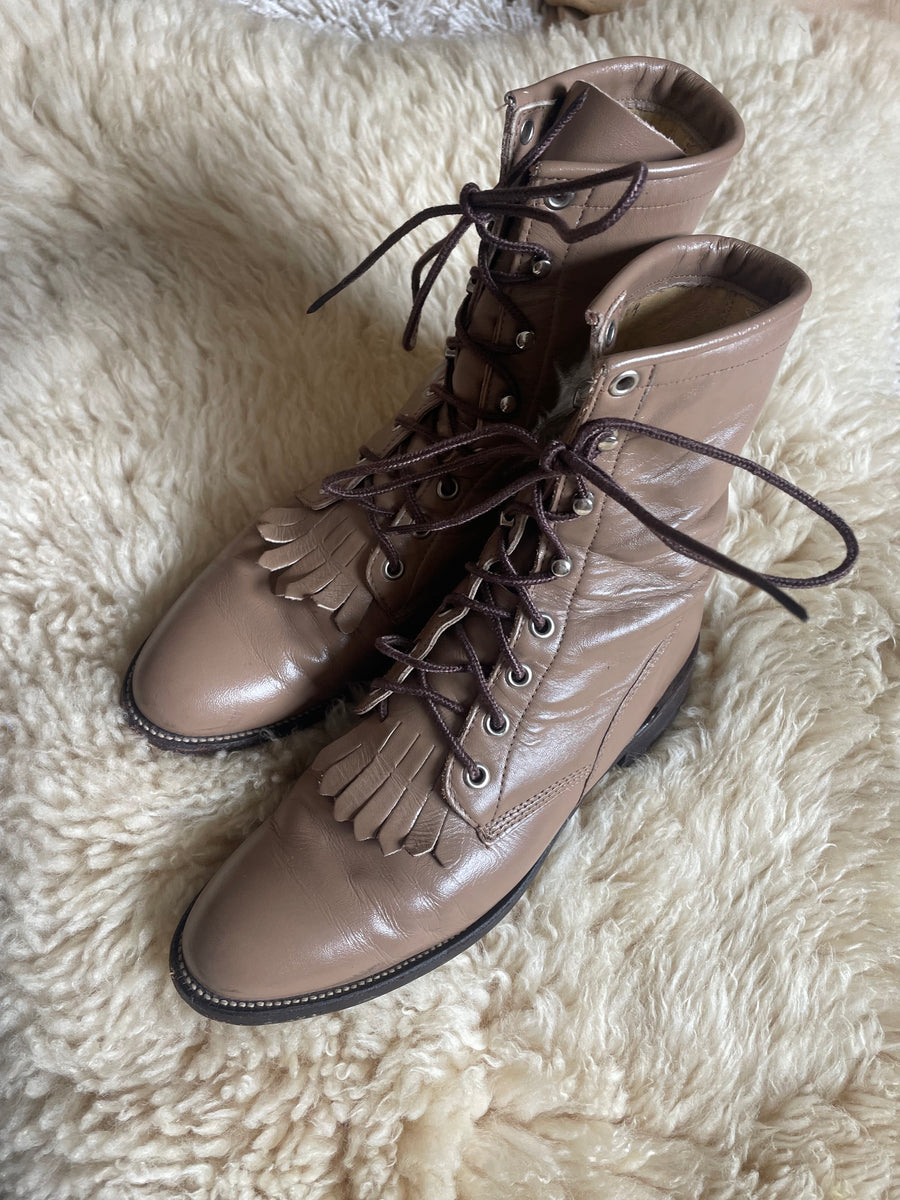 Vintage Justin's Roper boots – The Wild Rose Vintage