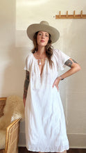 Load image into Gallery viewer, Antique embroidered cotton dress