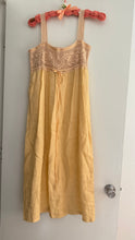 Load image into Gallery viewer, Antique linen crochet dress