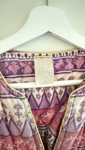 Load image into Gallery viewer, Vintage 70s quilted indian block print style dress
