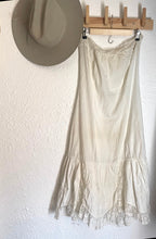 Load image into Gallery viewer, Antique Edwardian strapless dress