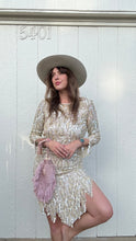 Load image into Gallery viewer, Vintage silk beaded dress