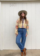 Load image into Gallery viewer, Signature Collection- Grandmothers flower garden quilt coat