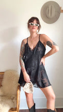 Load image into Gallery viewer, Vintage black mini dress