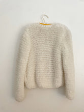 Load image into Gallery viewer, Vintage fuzzy crochet cardigan
