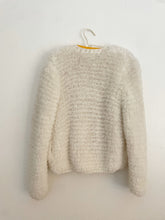 Load image into Gallery viewer, Vintage fuzzy crochet cardigan