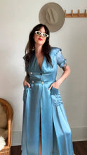 Load image into Gallery viewer, Vintage 1940s satin dress