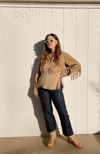 Load image into Gallery viewer, Vintage suede fringe shirt