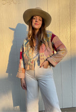 Load image into Gallery viewer, Signature Collection - cropped collared quilt coat