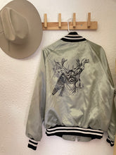 Load image into Gallery viewer, Vintage satin bomber jacket