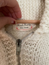 Load image into Gallery viewer, Vintage hand knit deer cowichan