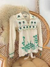 Load image into Gallery viewer, Vintage Indian Cotton embroidered top