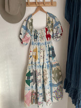 Load image into Gallery viewer, Signature collection-puff sleeve quilt dress