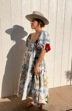 Load image into Gallery viewer, Signature collection-puff sleeve quilt dress