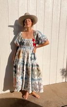 Load image into Gallery viewer, Signature collection-puff sleeve quilt dress