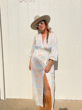 Load image into Gallery viewer, Vintage floral wrap dress