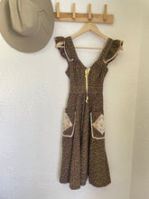 Load image into Gallery viewer, Vintage young edwardian calico dress