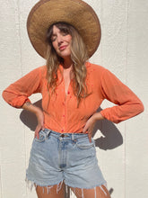 Load image into Gallery viewer, Vintage Indian cotton overdye blouse