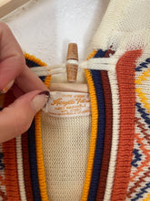 Load image into Gallery viewer, Vintage geo cardigan